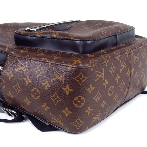 Louis Vuitton Josh Monogram Macassar Backpack Brown Rucksack - Picture 5 of 9